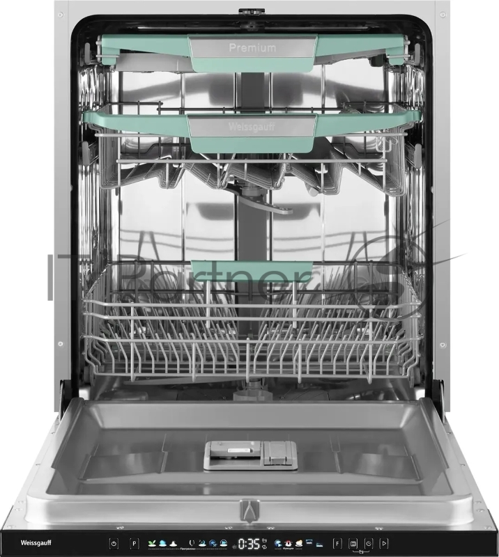 Встраиваемая посудомоечная машина Weissgauff BDW 6140 Ultra Real Autoopen Infolight полноразмерная