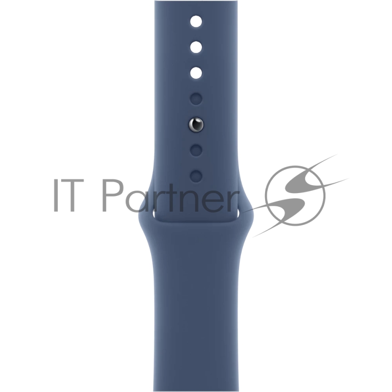 Смарт-часы Apple Watch Series 10 A2999 46мм OLED корп.серебристый Sport Band рем.синий разм.брасл.:S/M (MWWL3LW/A)