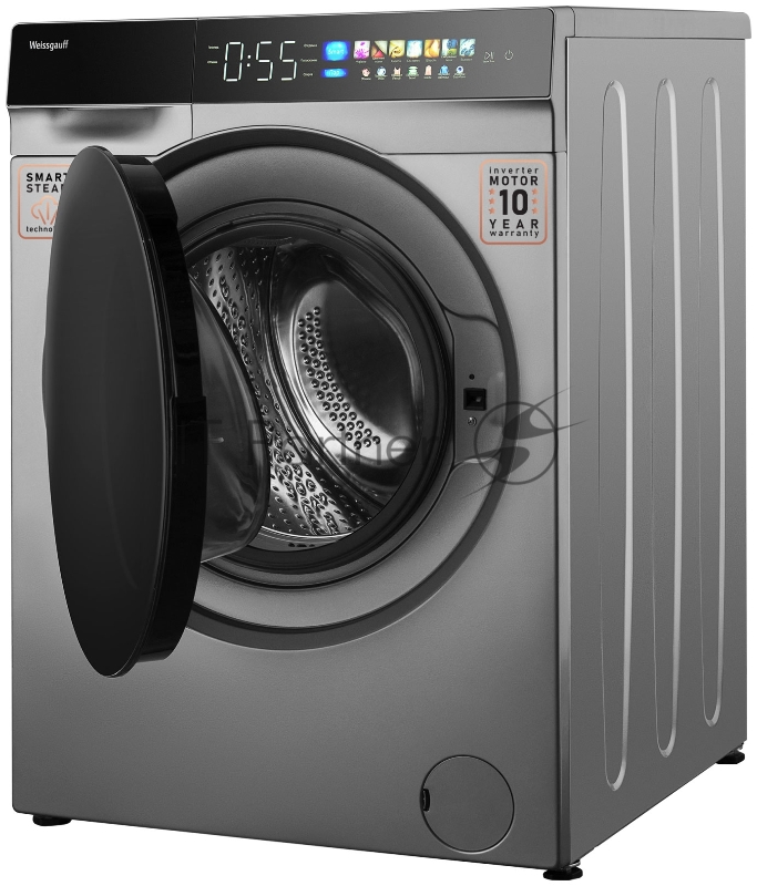 Стиральная машина Weissgauff WM 998 Full Touch DC класс: A+++ загр.фронтальная макс.:12кг серебристый
