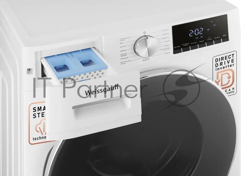 Стиральная машина Weissgauff WMD 58411 класс: B загр.фронтальная макс.:11кг (с сушкой) белый