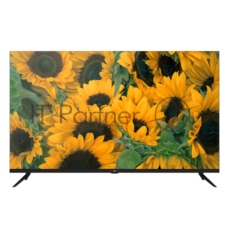 Телевизор BQ 50FSU40B Black(РФ). 50, 127 см, UHD(3840*2160), 250 cd/m2 ±10%, 3000:1, DVB-C/T/T2/S2, 3 HDMI, 2 USB, звук 16 Вт, box speakers, Smart TV ОС webOS HUB 7.0 с удобным интерфейсом, магазином приложений и стриминговыми сервисами, пульт AirMou