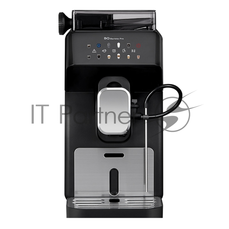 Кофеварка BQ CM9004 Black. Мощность:1450 Вт обеспечивает высокую скорость приготовления напитков / Давление 15 бар, напитки получаются необыкновенно вкусными и ароматными благодаря итальянской помпе ULKA / Встроенная кофемолка имеет плавную регулиров