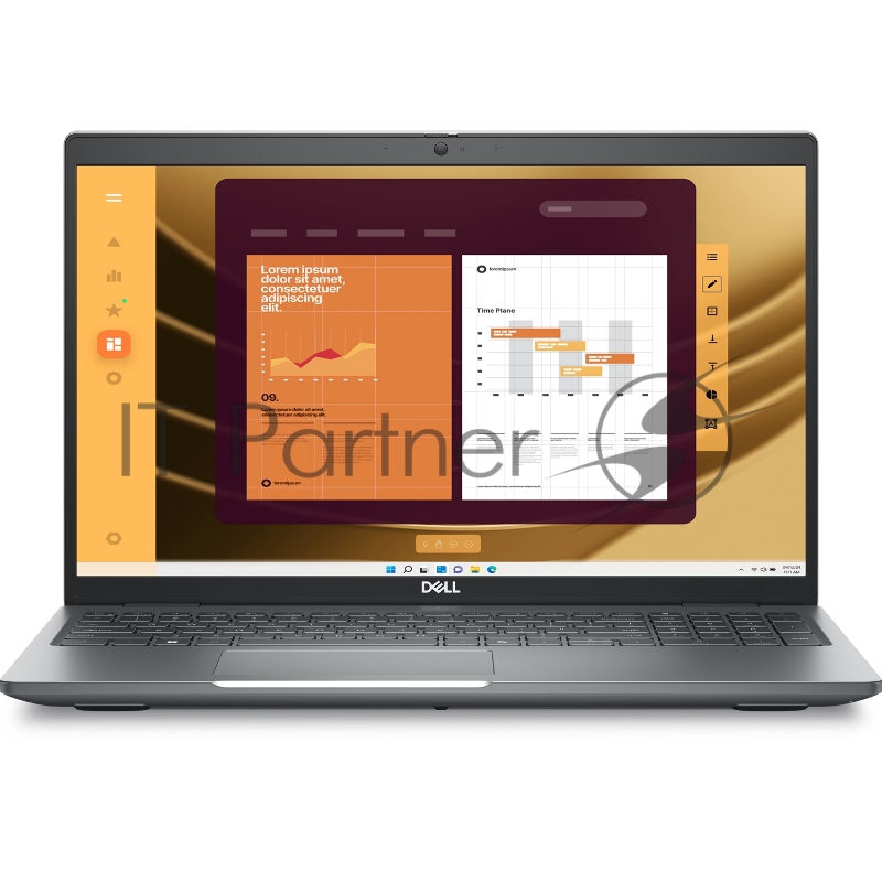 Ноутбук/ Dell Latitude 5550 15.6(1920x1080 (матовый) IPS)/Intel Core Ultra 5 135U(1.6Ghz)/16384Mb/512SSDGb/ Graphics/Cam/BT/WiFi/42WHr/war 1y/1.62kg/Silver/Win11Pro_ENG EN_kbd 3pin