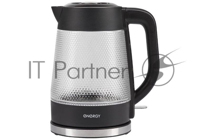 Чайник электрический Energy E-223 1.8л, рифлёное стекло, черный