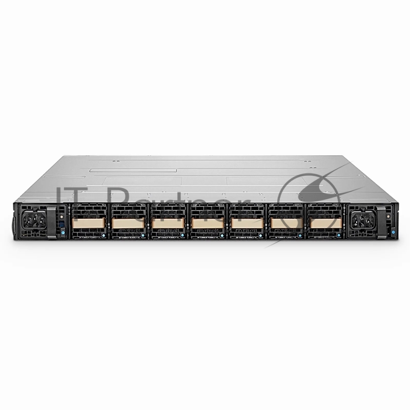 Коммутатор NVIDIA Quantum-2-based 400Gb/s InfiniBand switch, 64 400Gb/s ports, 32 OSFP ports, non-blocking switching capacity of 51.2Tb/s, two power supplies (AC), standard depth, unmanaged, power-to-connector (P2C) airflow, rail kit