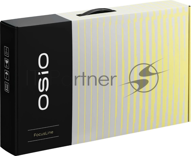 Ноутбук Osio FocusLine F150A-001 Ryzen 5 5560U 8Gb SSD256Gb AMD Radeon 15.6 IPS FHD (1920x1080) без ОС grey WiFi BT Cam 6000mAh