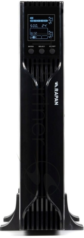 ИБП Бастион RAPAN-UPS 2000-RACK-IN-4X9-E {Line-interactive, 2000ВА/1400Вт, USB, 8х C13, АКБ 2x 9Ah, подкл АКБ блоков} (8959)