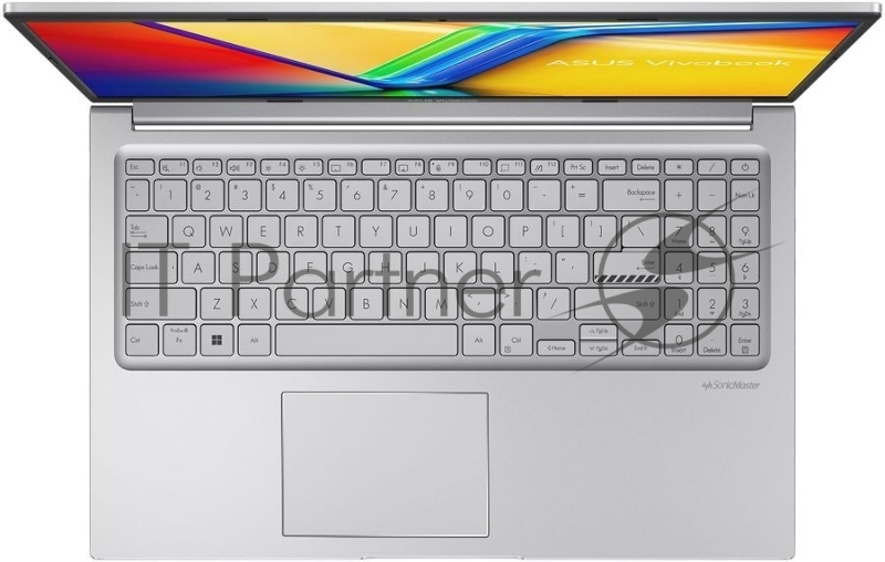 Ноутбук ASUS VivoBook 15 X1504V серебристый 15.6 FHD i5-1335U/16GB/SSD512GB/Intel Iris Xe/Backlit/DOS