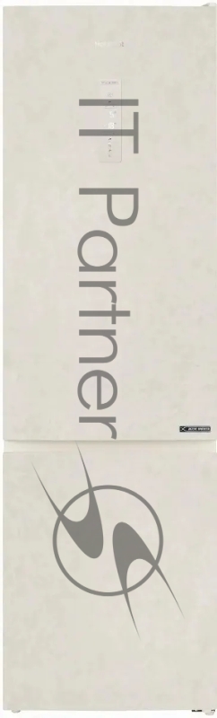 Холодильник HOTPOINT HT 7201I AB O3 мраморный двухкамерный 239/83л морозилка снизу, No Frost