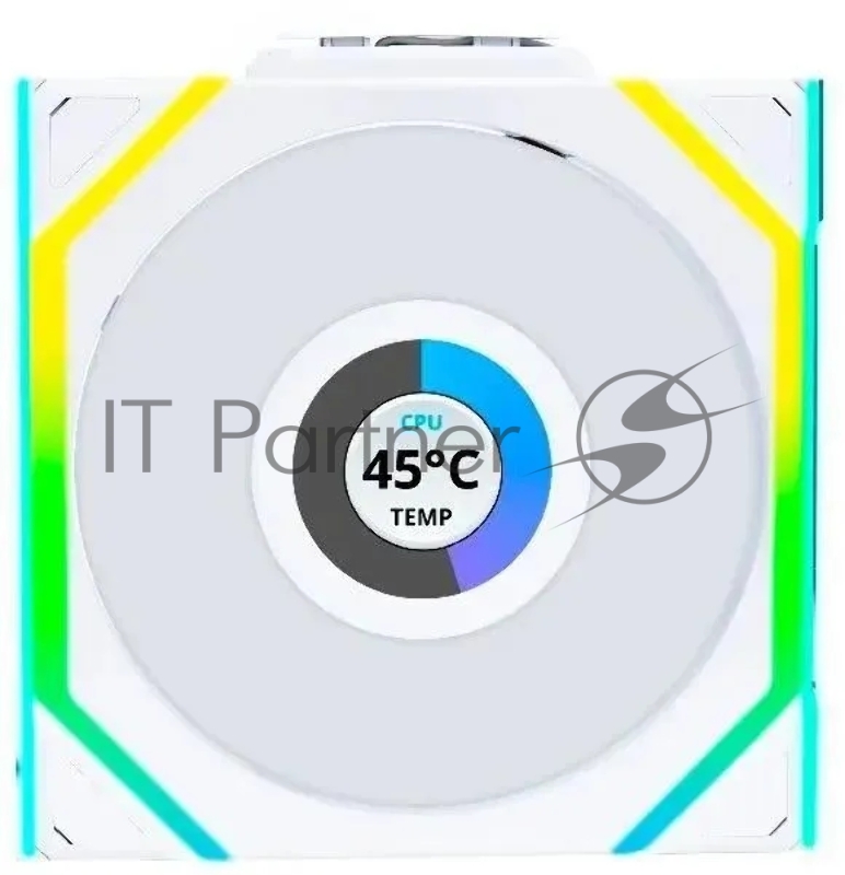 Вентилятор для корпуса Lian-Li Uni Fan SL Wireless 120 LCD ARGB 120х124.5x28 белый 4-pin 29.5дБ (упак.:3шт) (G99.12SLLCD1W3W.R0) Ret