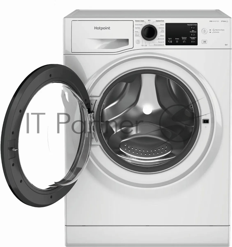 Стиральная машина HOTPOINT NSB 6039 K VE RU (869991652890) белый, загр. фронтальная макс.: 6 кг 1000 об/мин класс: А