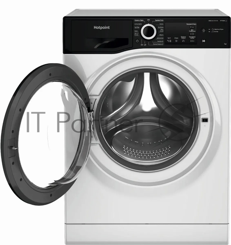 Стиральная машина HOTPOINT NSB 7239 ZK VE RU белый, загр. фронтальная макс.: 7 кг 1200 об/мин класс: А