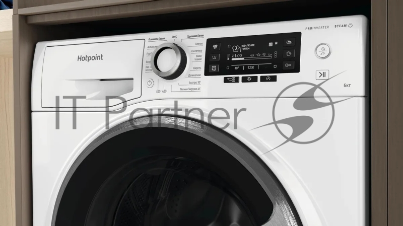 Стиральная машина HOTPOINT NSD 6239 US VE RU белый, загр. фронтальная макс.: 6 кг 1200 об/мин класс: А