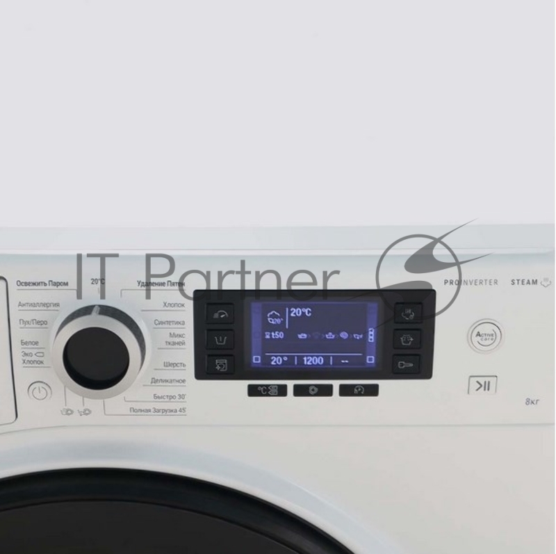 Стиральная машина HOTPOINT NSD8249 DAVE RU (869991652310) белый, загр. фронтальная макс.: 8 кг 1200 об/мин класс: А