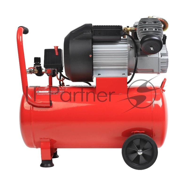 Компрессор Победа поршневой масляный КМ 50-400, 400 л/мин, 8 бар, 2200 Вт, 50 л, быстросъемный 1/4