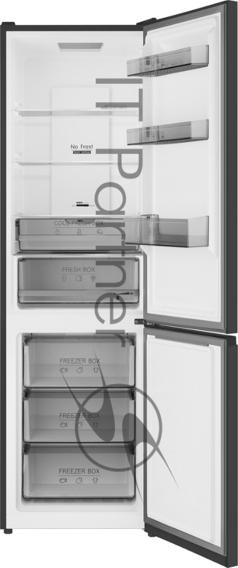 Холодильник Weissgauff WRK 2000 Total NoFrost Inverter Dark Grey