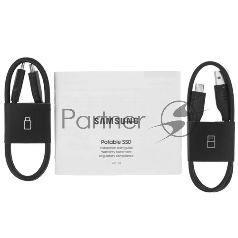 Внешний SSD External Samsung T7 Shield черный MU-PE4T0S/EU 4.0Tb (USB3.2 Gen2, up to 1050/1000Mbs, 3D TLC, 88х13х59mm, 98g)