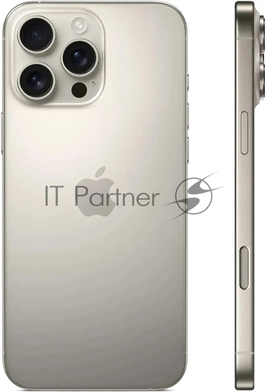 Смартфон Apple A3296 iPhone 16 Pro Max 256Gb титан моноблок 3G 4G 2Sim 6.9 1320x2868 iOS 18 48Mpix 802.11 a/b/g/n/ac/ax/be NFC GPS Protect