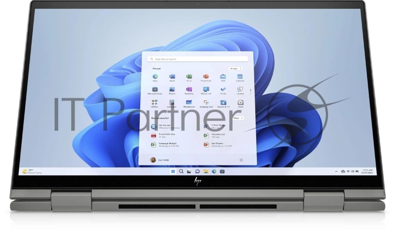 Ноутбук/ HP Envy x360 15.6(1920x1200 IPS)/Touch/Intel Core i5 1335U(1.3Ghz)/8192Mb/512PCISSD Graphics/Cam/BT/WiFi/68WHr/war 1y/1.88kg/Win11Home