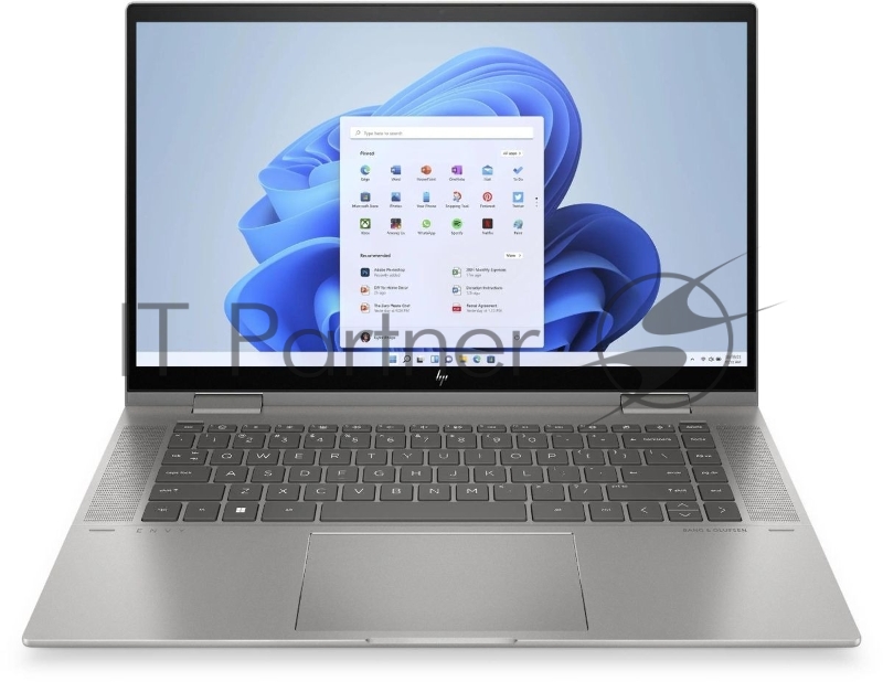 Ноутбук/ HP Envy x360 15.6(1920x1200 IPS)/Touch/Intel Core i5 1335U(1.3Ghz)/8192Mb/512PCISSD Graphics/Cam/BT/WiFi/68WHr/war 1y/1.88kg/Win11Home