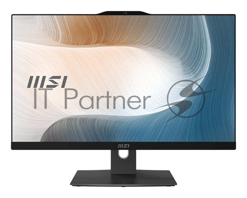 Моноблок/ MSI Modern AM242P 1M-1663XRU 23.8(1920x1080 (матовый) IPS)/Intel Core 5 120U(1.4Ghz)/16384Mb/2000+256P Graphics/Cam/BT/WiFi/war 1y/4.65kg/Black/noOS + Wireless KB+M