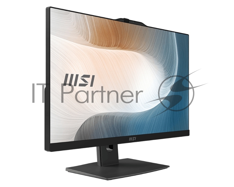 Моноблок/ MSI Modern AM242P 1M-1031XRU 23.8(1920x1080 (матовый) IPS)/Intel Core 5 120U(1.4Ghz)/8192Mb/512PCISSDG Graphics/Cam/BT/WiFi/war 1y/4.65kg/Black/noOS + Wireless KB+M