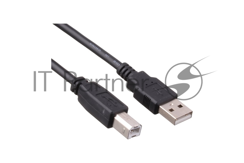 Кабель ExeGate EX-CC-USB2-AMBM-3.0 USB 2.0 Am/Bm, 3м черный