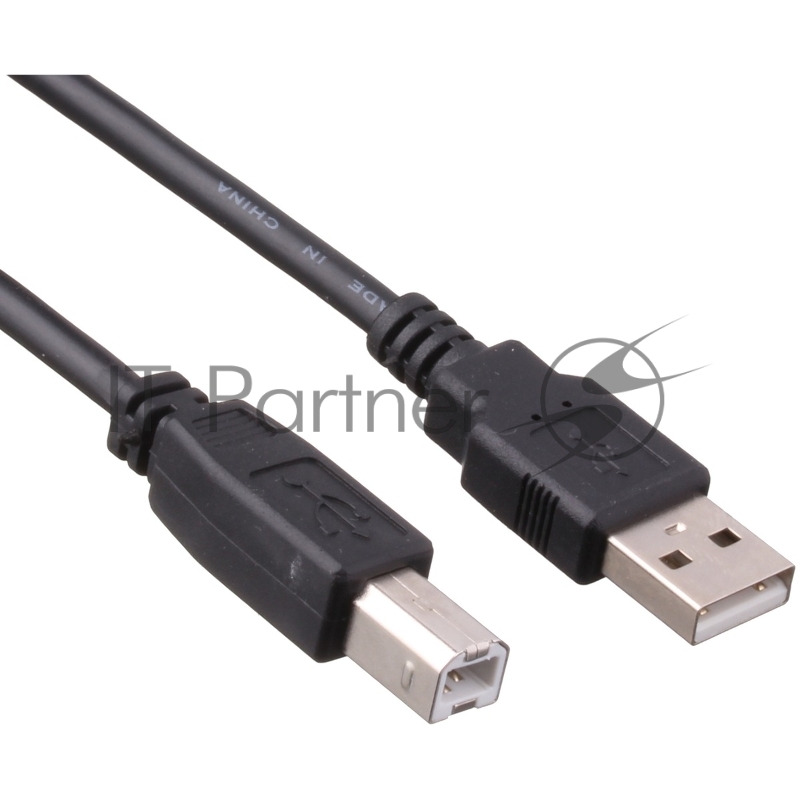 Кабель ExeGate EX-CC-USB2-AMBM-1.8 USB 2.0 Am/Bm, 1,8м черный