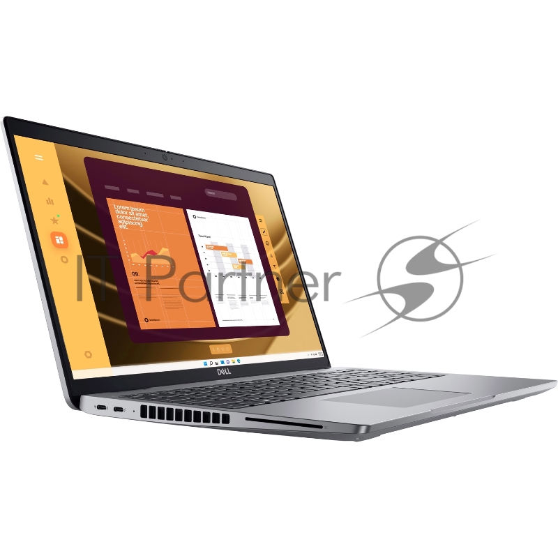 Ноутбук/ Dell Latitude 5550 15.6(1920x1080 (матовый) IPS)/Intel Core Ultra 5 135U(1.6Ghz)/8192Mb/512SSDGb/n Graphics/Cam/BT/WiFi/42WHr/war 1y/1.62kg/Silver/Ubuntu + (210-BLMP) EN_kbd 3pin