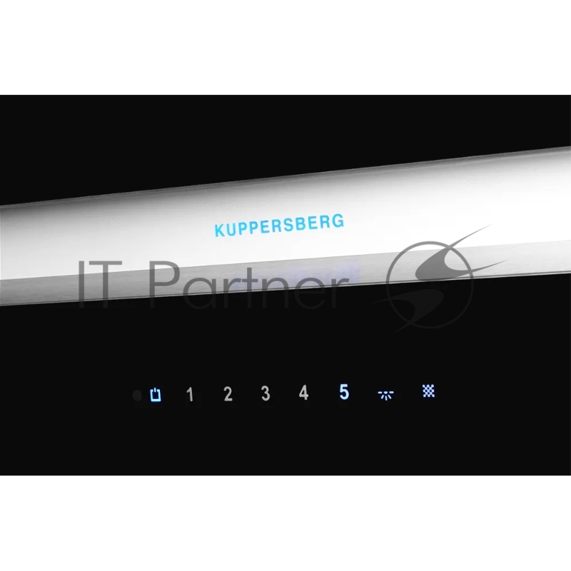 Наклонная вытяжка Kuppersberg F 693 ширина 60 см, отвод/рециркуляция, подъемные амортизаторы, 850 м3/час, электронное сенсорное управление, дисплей, таймер, 5 скоростей, светодиодное освещение 2х2 Вт, металлические жироулавливающие фильтры, угольный