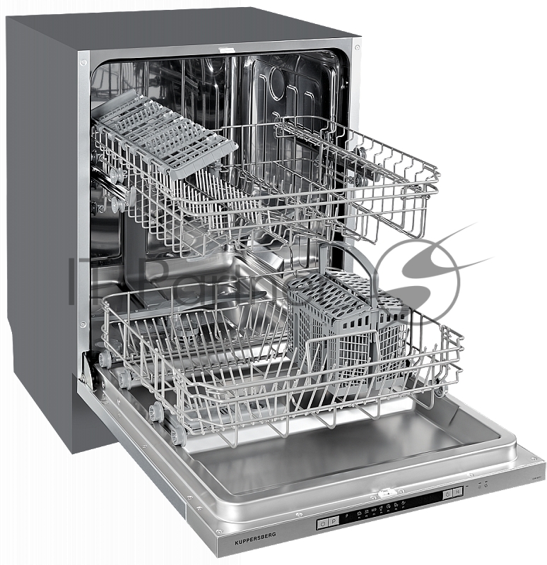 Встраиваемая посудомоечная машина Kuppersberg GSM 6072 Полноразмерная, Посудомоечная машина полностью встраиваемая, количество корзин: 2, ширина 60 см, 12 комплектов, электронное управление, цифровой дисплей, отсрочка старта до 24 часов, 7 программ,