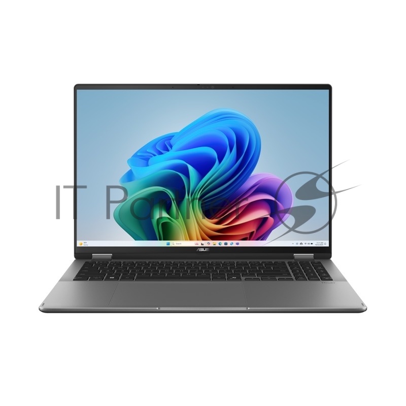 Ноутбук ASUS TP3607SA-RJ068W серый 90NB1511-M003V0 flip 16(2880x1800 OLED)/Touch/Intel Core Ultra 7 256V(2.2Ghz)/16384Mb/1024PCISS Arc graphics/Cam/BT/WiFi/75WHr/war 1y/1.76kg/Win11Home + стилус