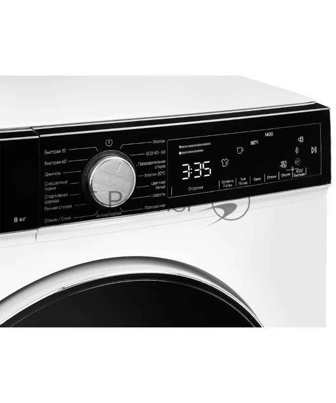 Отдельностоящая стиральная машина Kuppersberg WM 520 W, глубина 52 см, загрузка белья 8 кг, электронное/сенсорное управление, Отжим 1400 об/мин, 15 программ: Быстрая стирка 15/60мин, Быстрая стирка 60 мин, Хлопок 20 °C, Антиаллергия, Спортивная одежд