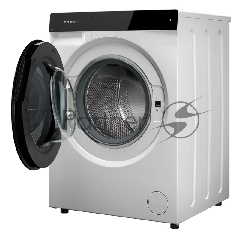 Стиральная машина KUPPERSBERG WM 590 W, High-Tech, загрузка 12 кг, 16 программ, 1200 об/мин. сенсорное управление, инверторный двигатель, функция пара, отложенный старт, самодиагностика, блокировка от детей, энергоэффективность А+++, цвет белый