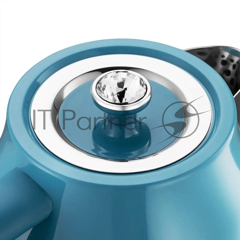 Чайник электрический Kitfort КТ-6147-2 1.7л. 2200Вт бирюзовый (корпус: нержавеющая сталь)