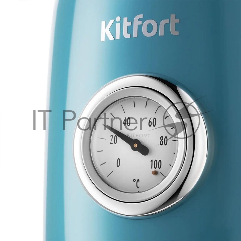 Чайник электрический Kitfort КТ-6147-2 1.7л. 2200Вт бирюзовый (корпус: нержавеющая сталь)