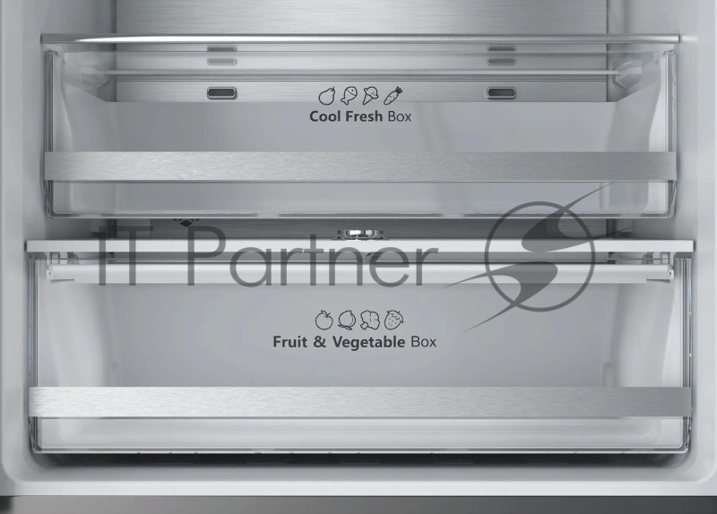 Холодильник Hisense RT641N4AF1 двухкамерный, черный, 366/169, морозилка снизу, Total No Frost