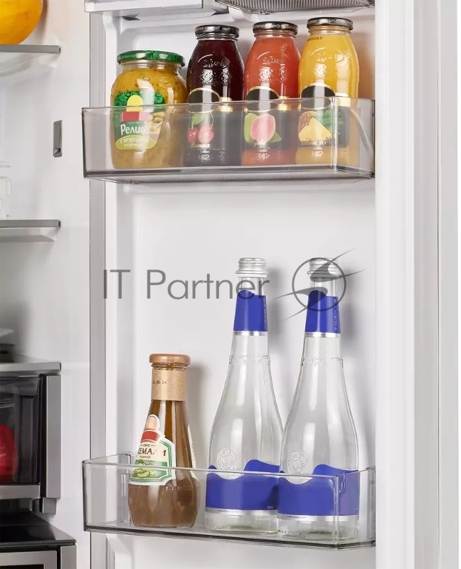 Холодильник Maunfeld MFF190NFDSB01 серый двухкамерный 330/168 л морозилка снизу, Total NoFrost, Side by Side