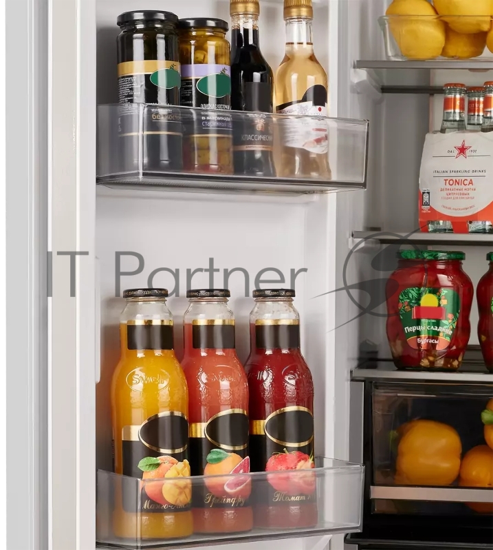 Холодильник Maunfeld MFF190NFDSB01 серый двухкамерный 330/168 л морозилка снизу, Total NoFrost, Side by Side