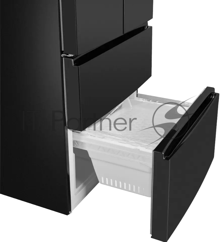 Холодильник Maunfeld MFF190NFDSB01 серый двухкамерный 330/168 л морозилка снизу, Total NoFrost, Side by Side