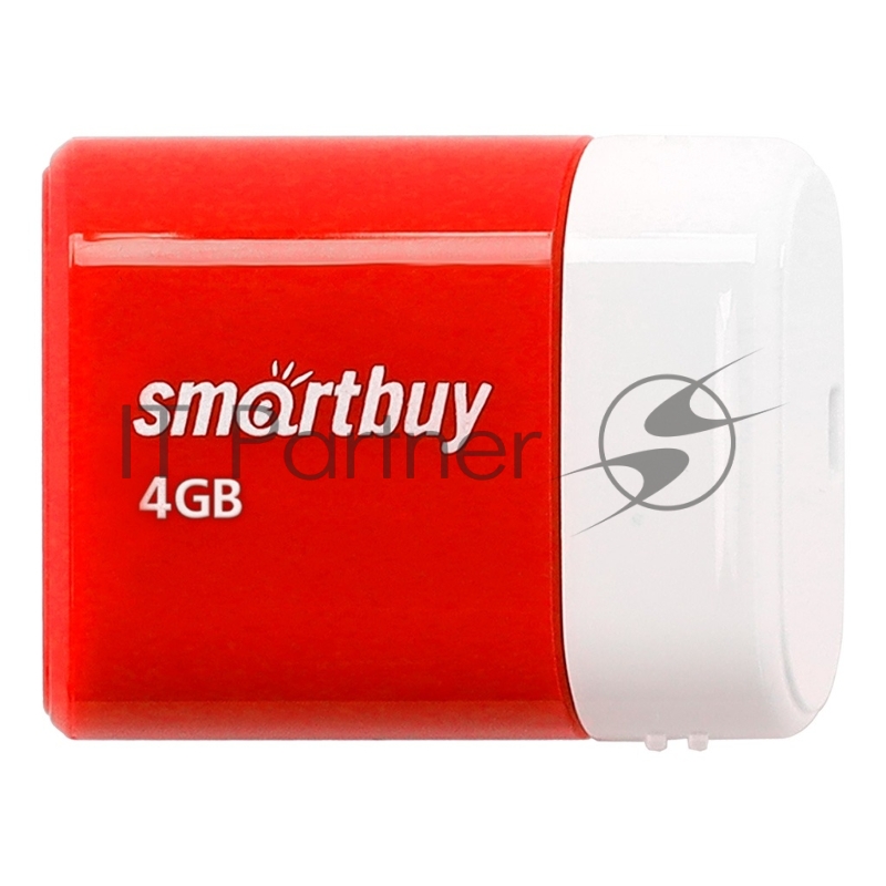 Флеш диск Smartbuy USB Drive 4Gb LARA Red (SB4GBLara-R)