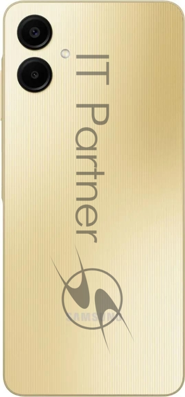 Смартфон Samsung SM-A065F Galaxy A06 128Gb 4Gb золотистый моноблок 3G 4G 2Sim 6.7 720x1600 Android 14 50Mpix 802.11 a/b/g/n/ac GPS GSM900/1800 GSM1900 TouchSc microSD max1024Gb