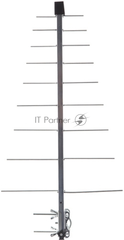 Антенна телевизионная Denn DAE603 25дБ активная черный каб.:8.5м