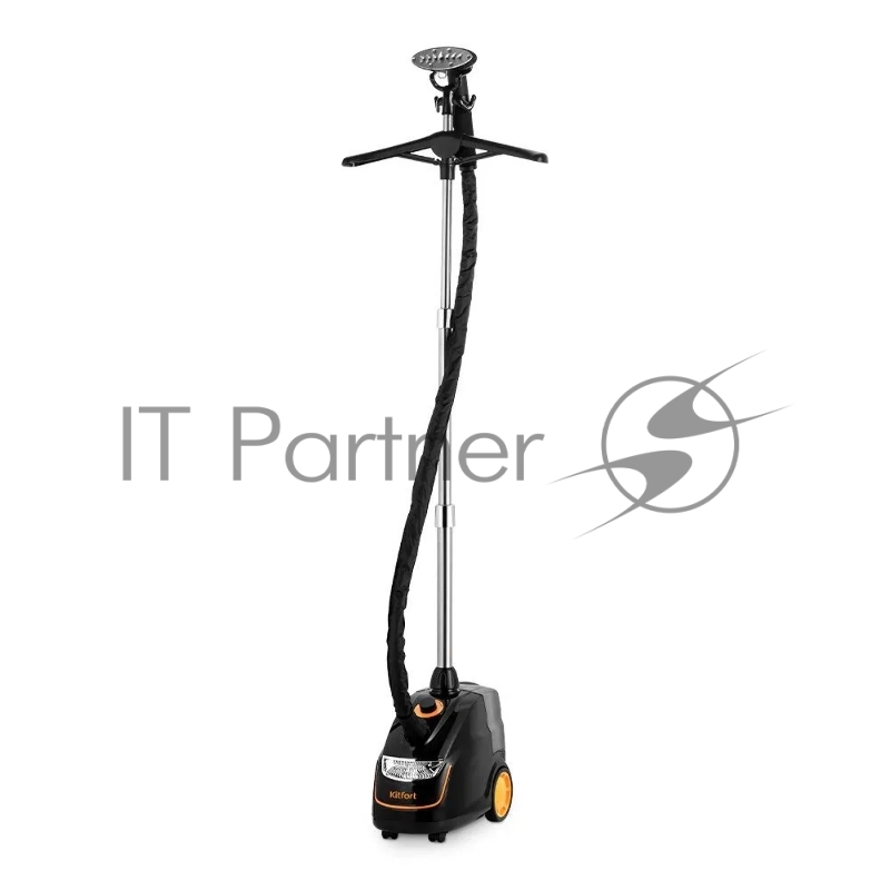 Отпариватель напольный Kitfort КТ-9240 2000Вт черный/оранжевый