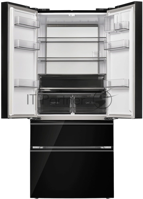 Холодильник Maunfeld MFF190NFDB01 черный двухкамерный 330/168 л морозилка снизу, Total NoFrost, Side by Side