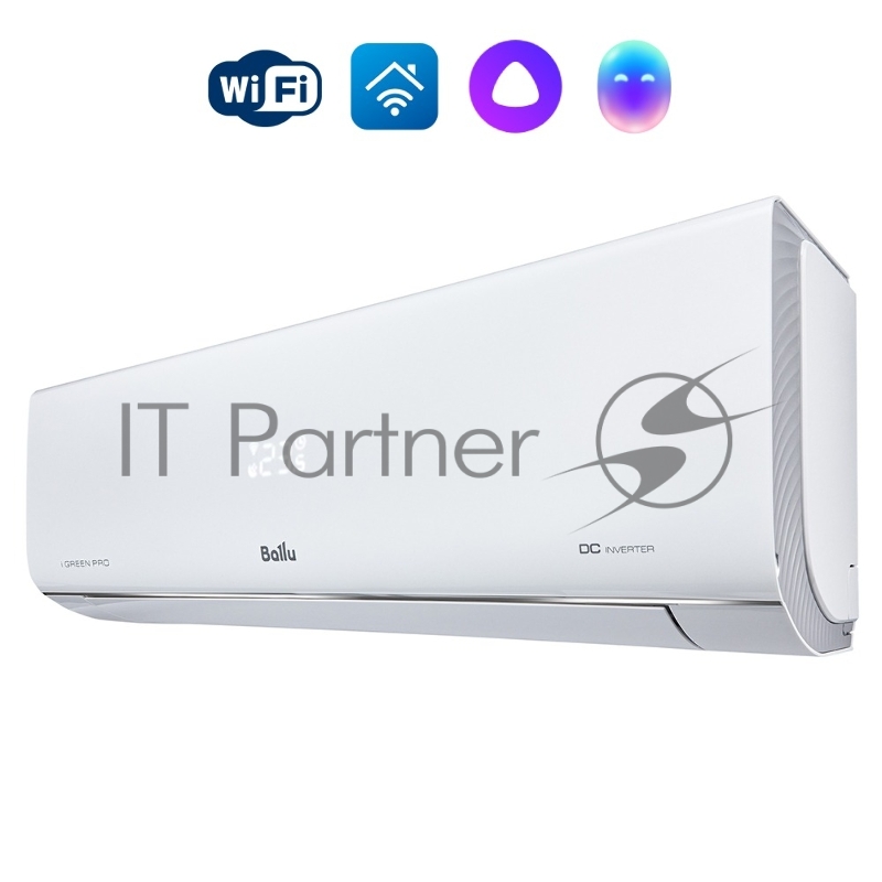 Блок внутренний сплит-системы Ballu iGreen Pro DC BSAGI/in-09HN8_V4 инвертор, 9200 BTU, 27 м², 25 дБ, охлаждение, обогрев, осушение, белый