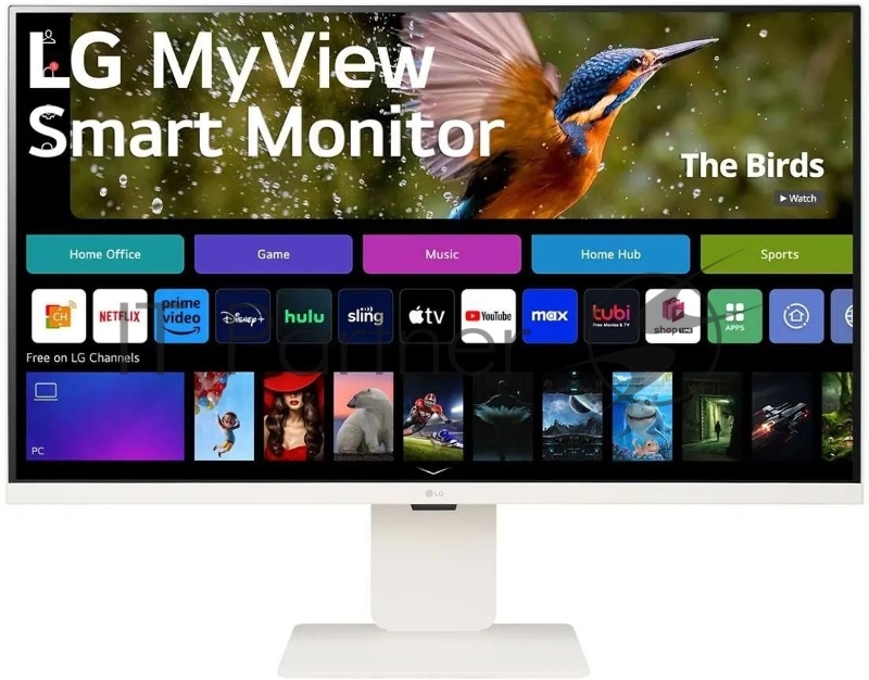LCD LG 31.5 32SR83U-W Smart Monitor {IPS 3840x2160 60Hz 400cd 16:9 5ms 178/178 2x5W USB-C 2xHDMI USB VESA HAS, webOS}