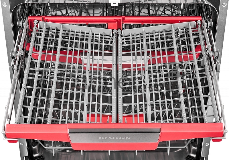 Встраиваемая посудомоечная машина Kuppersberg GSM 6073 Полноразмерная, Посудомоечная машина полностью встраиваемая, количество корзин: 3, ширина 60 см, 14 комплектов, электронное управление, цифровой дисплей, отсрочка старта до 24 часов, 7 программ,