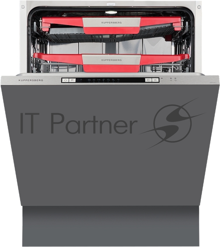 Встраиваемая посудомоечная машина Kuppersberg GSM 6073 Полноразмерная, Посудомоечная машина полностью встраиваемая, количество корзин: 3, ширина 60 см, 14 комплектов, электронное управление, цифровой дисплей, отсрочка старта до 24 часов, 7 программ,