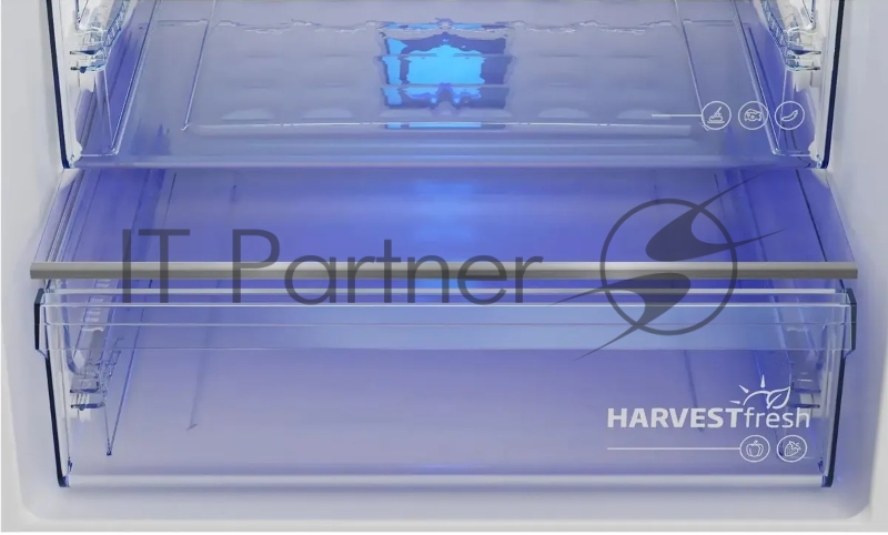 Холодильник Beko B3DRCNK402HW белый двухкамерный 257/100л морозилка снизу, No Frost